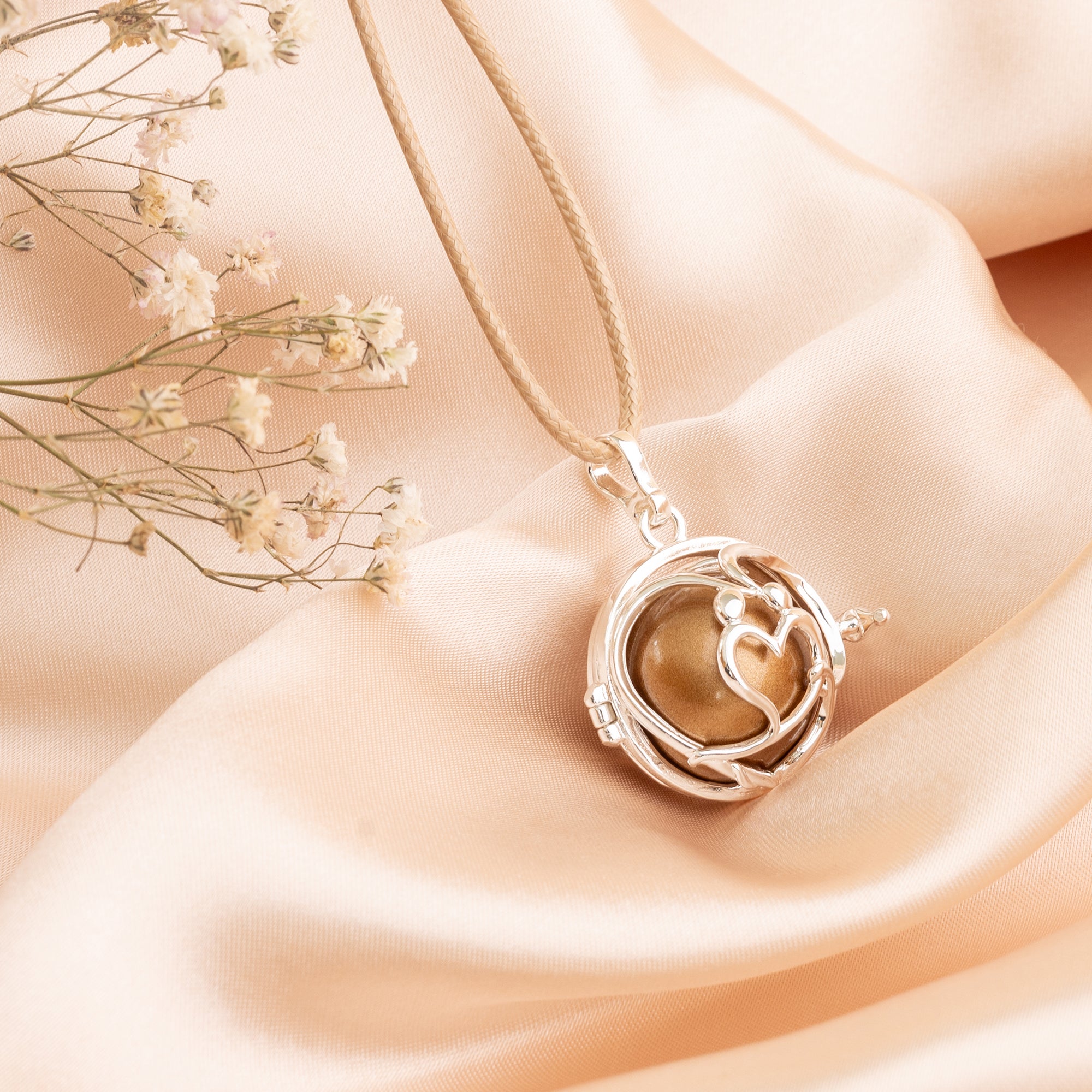 Těhotenská bola Harmony 22 mm – elegantní stříbrná rolnička