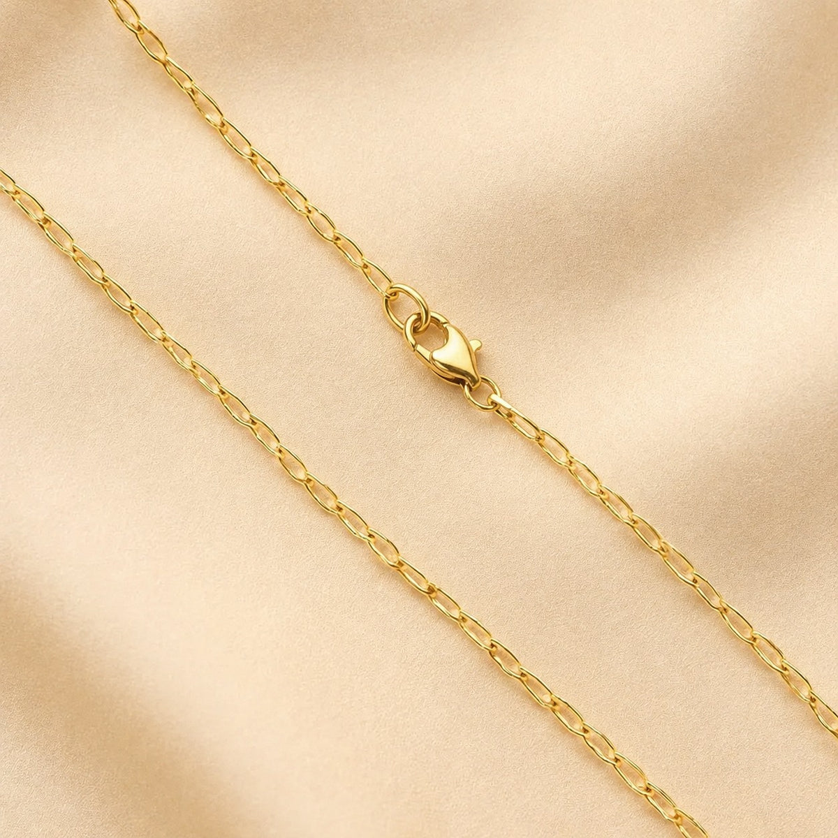 Detail karabínky zlatej retiazky Maxi
